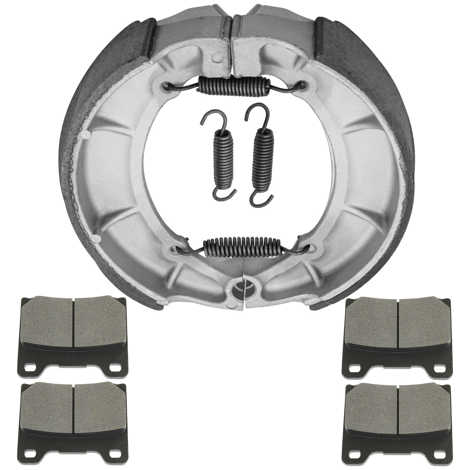 Front Brake Pads & Rear Brake Shoes for Yamaha XV750 Virago 750 1988-1997