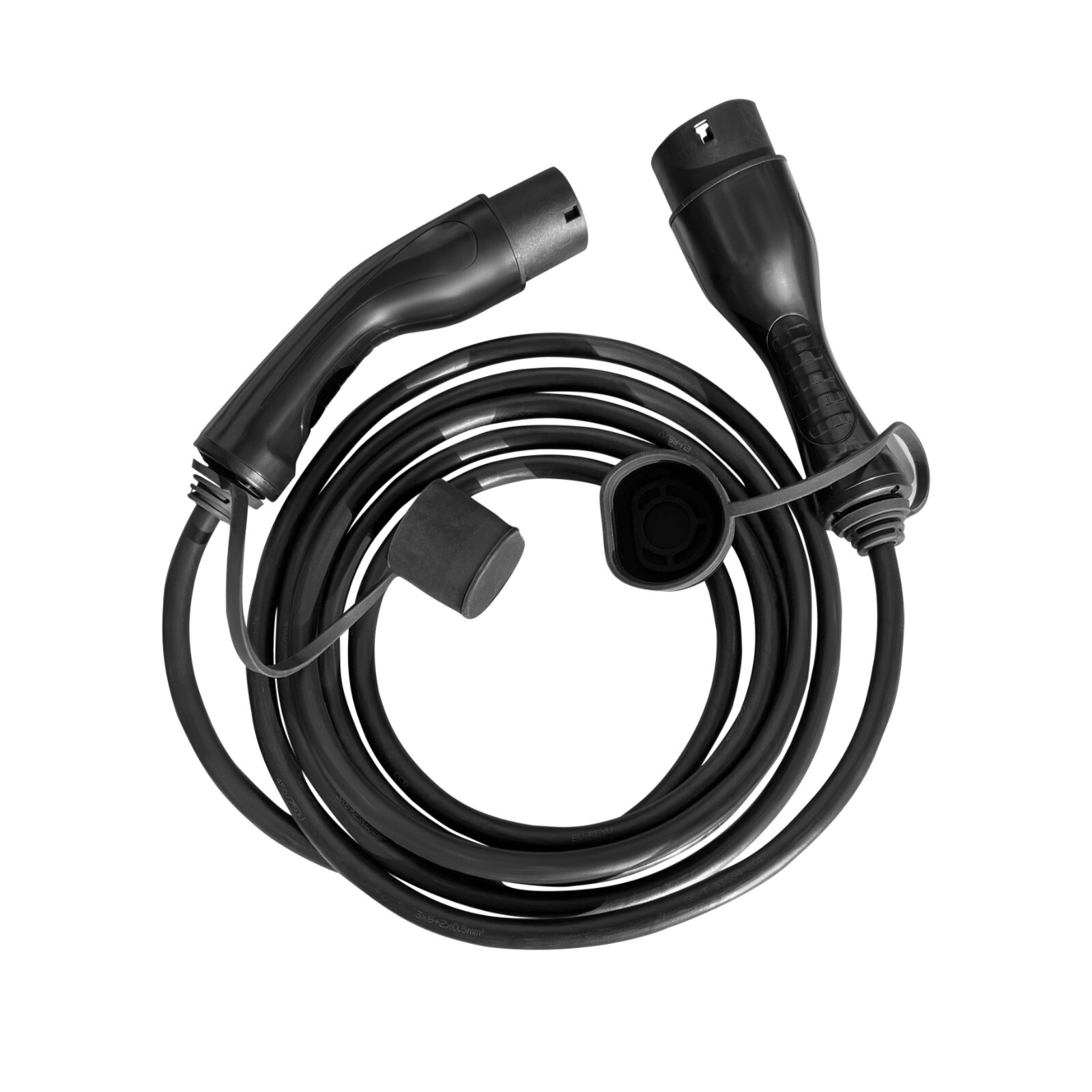 EV Charging Cable 5m Type 2 to Type 2 32A 1 Phase Charger Lead with