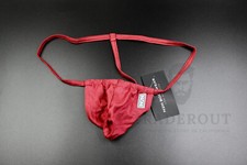N2N Bodywear Men crimson RED Pocket T G-string Thong underwear Size M L XL
