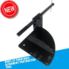 Vinyl LP Turntable Alignment Protractor For Phono Record Cartridge Stylus NEWoOd