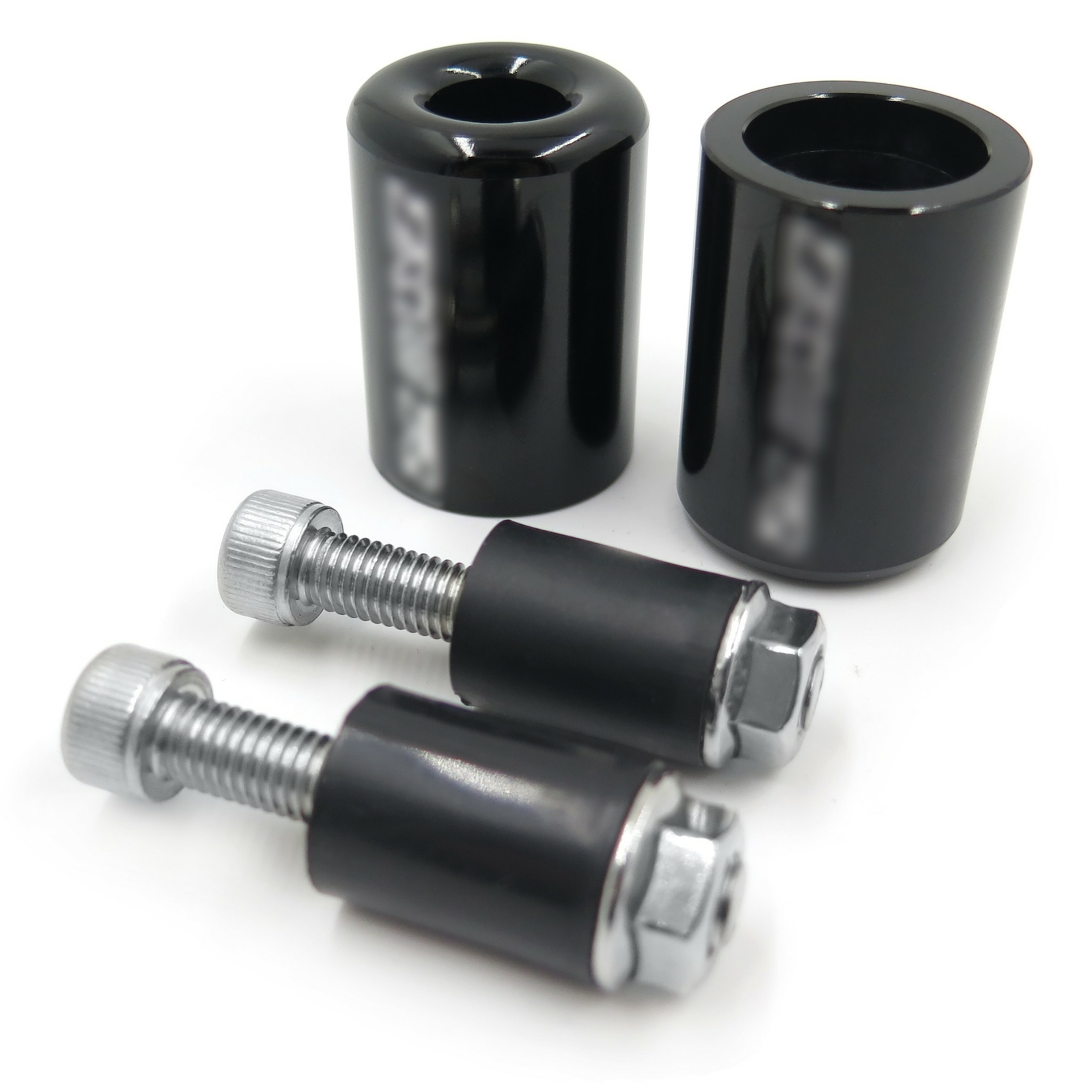 BLACK Bar End Slider Kit Rubber for Kawasaki 200607 Ninja ZX10R ZX10R