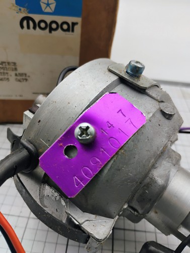 Chrysler Dodge Plymouth 400 1977 Mopar 4091018 Distributor NOS Made in USA - Picture 8 of 10
