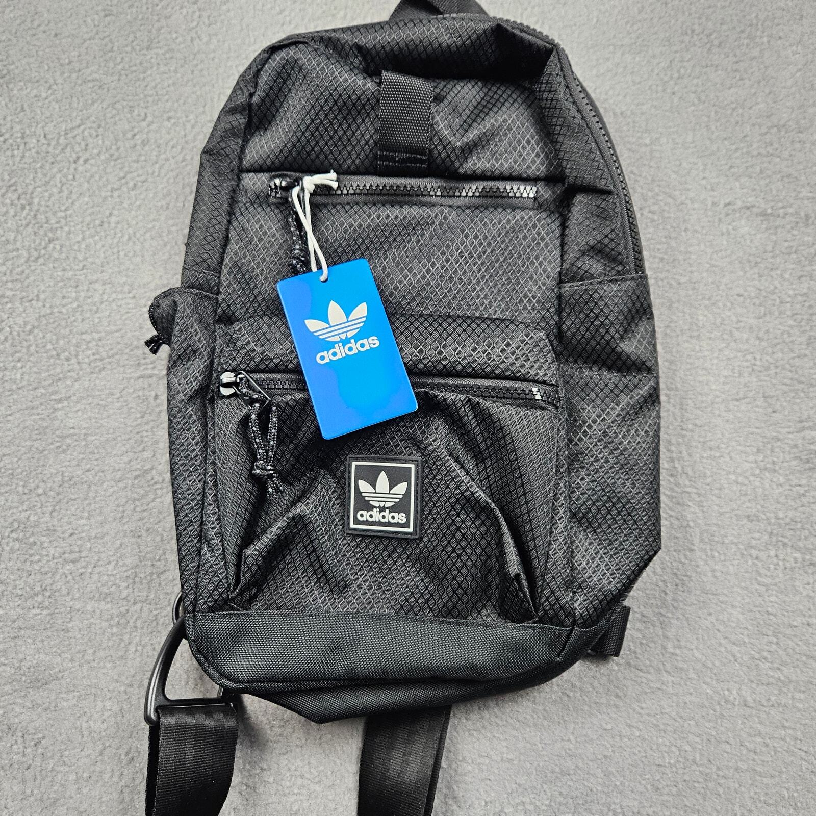 Adidas Originals Black Utility Sling 2.0 Crossbody Bag - Unisex