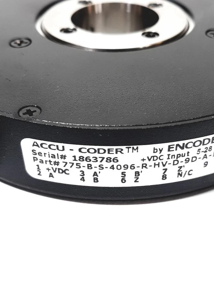 Encoder Products 775-B-S-4096-R-HV-D-9D-A-N-N Accu-Coder eje incremental codificación Foto 4 de 4