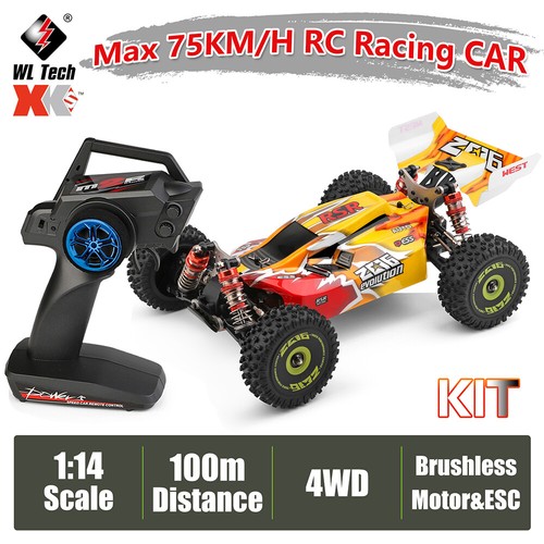 WLtoys 144010 1/14 75KM/H High Speed Brushless RTR Drift RC Toys Racing Car - Picture 3 of 29