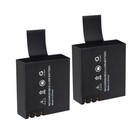 2Pcs Batterie 3.7V 900mAh Li-ion pour Caméra d'action SJCAM SJ4000 SJ5000 SJ6000 M10