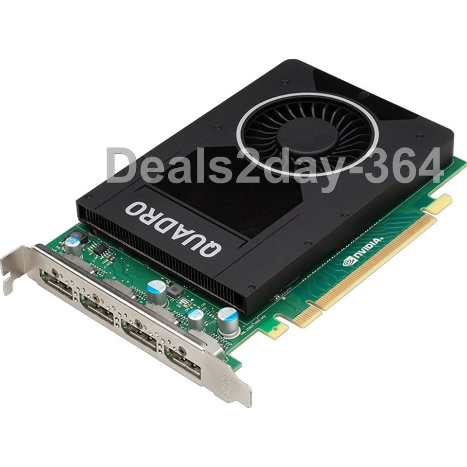 PNY Nvidia Quadro M2000 4GB GDDR5 DisplayPorts Video Graphics Card VCQM2000-PB - Image 2 of 3