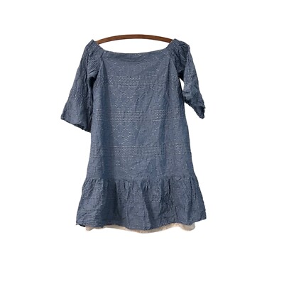 waverly grey dress Waverly Grey Chiffon Long Sleeve Smocked Floral Brynlee Knee Length Dress Size S