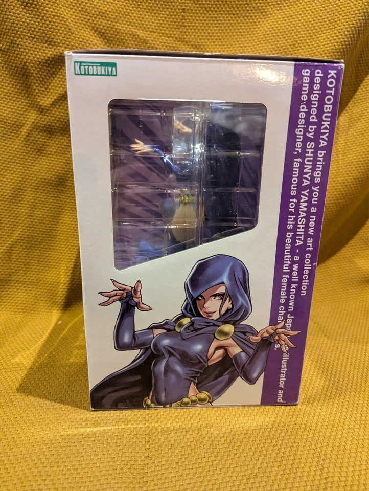 KOTOBUKIYA DC COMICS RAVEN BISHOUJO STATUE 2nd Edition (Purple) - Image 4 of 4