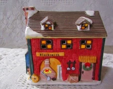 Christmas Village House, It Is Blacksmith Shop