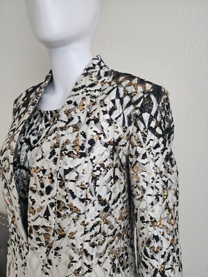 ST. JOHN セントジョン スパンコール ジャケットラメ eason2366-01.jpg