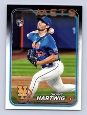 Grant Hartwig Baseball card 2024 Topps #130 Rookie New York Mets