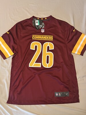 Nike OnField NFL Washington Commanders #26 Collins Game Jersey Burgundy Men's XL