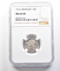 1916 Mercury Dime MS64 FB NGC *5551
