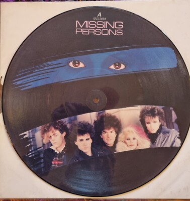 MISSING PERSONS - Dale Bozzio - Words - Orig 1983 12'' Picture Disc 3 Tracks -EX