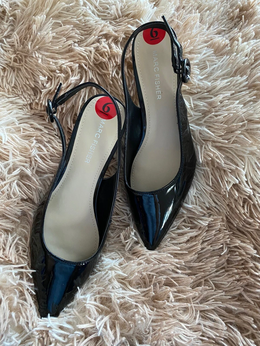 Marc fisher patent store leather pumps