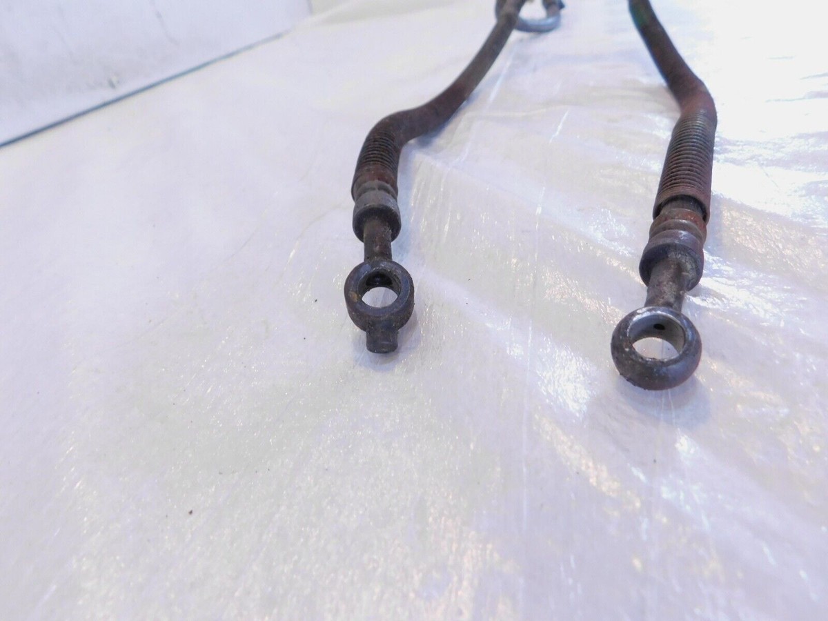 1990-1993 Kawasaki Ninja ZX6 ZX600D Front Wheel Brake Hose Pipe