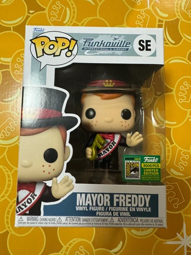 Funko POP! SDCC 2024 Mayor Freddy LE 3000pcs Official Con Sticker