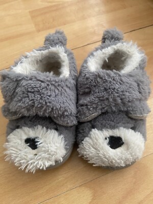 Baby Neugeborene NEXT Mädchen Junge Unisex Tier flauschige Hausschuhe Lauflernschuhe Größe 4