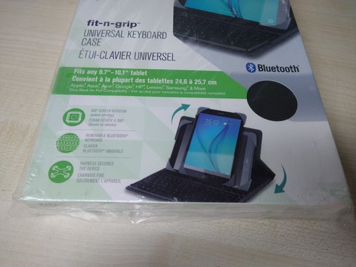 Targus fit-n-grip Universal Keyboard Case - Fits any 9.7" - 10.1" tablet - New. - Picture 14 of 18
