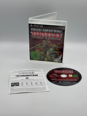 PS3 Sony PlayStation 3 Teenage Mutant Ninja Turtles Mutanten In Manhatten /PAL