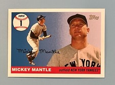 2006 Topps Mickey Mantle #MHR1 1st Home Run New York Yankees
