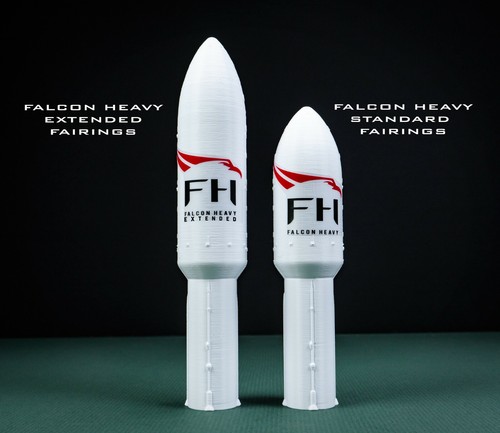 FALCON HEAVY Extended | Plastic model | Rocket | SpaceX | NASA | Scale 1:144 - Picture 11 of 12
