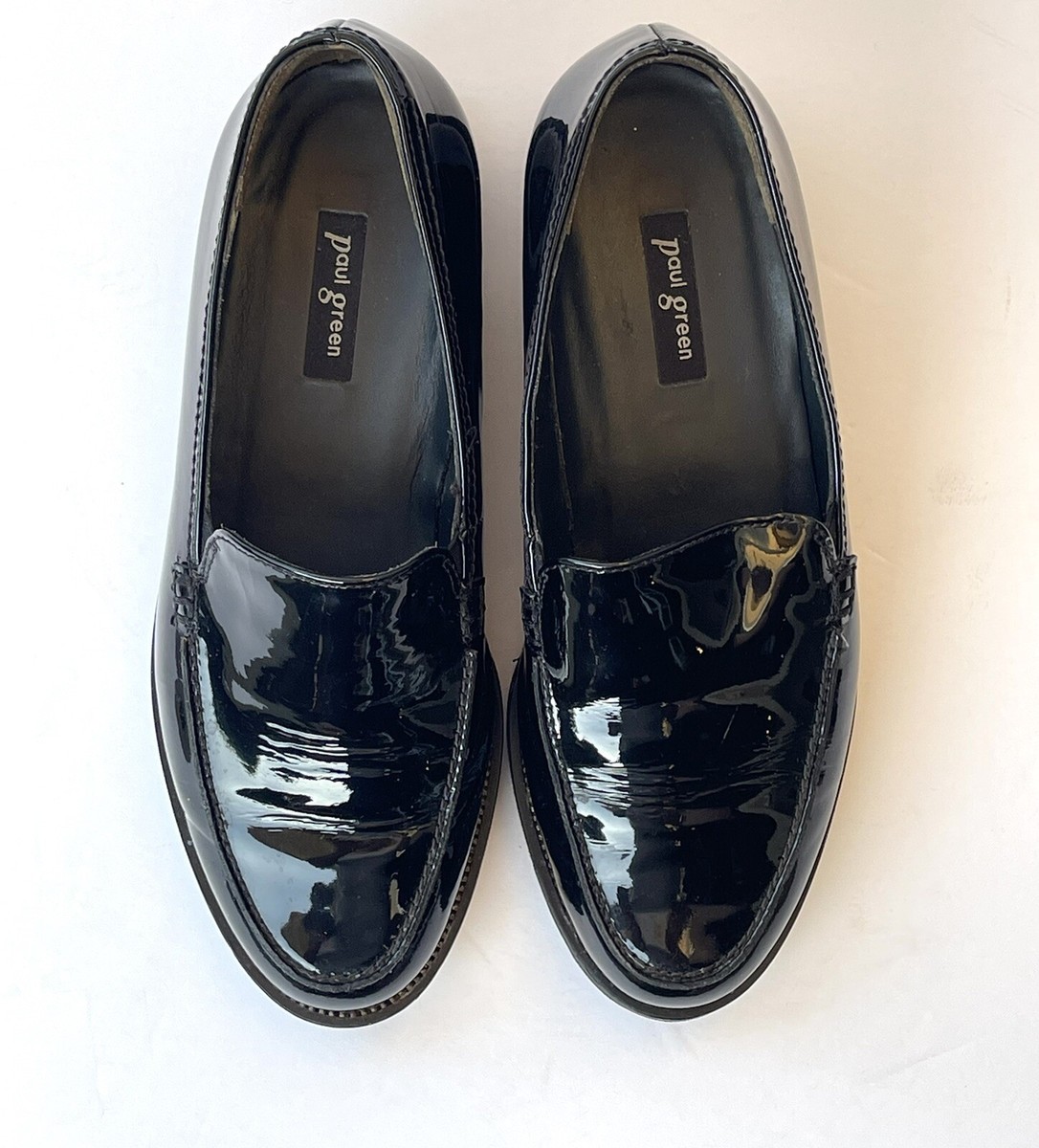 Paul green patent leather loafers shoes womens size 6 US | eBay Paul green patent leather loafers shoes womens size 6 US | eBay