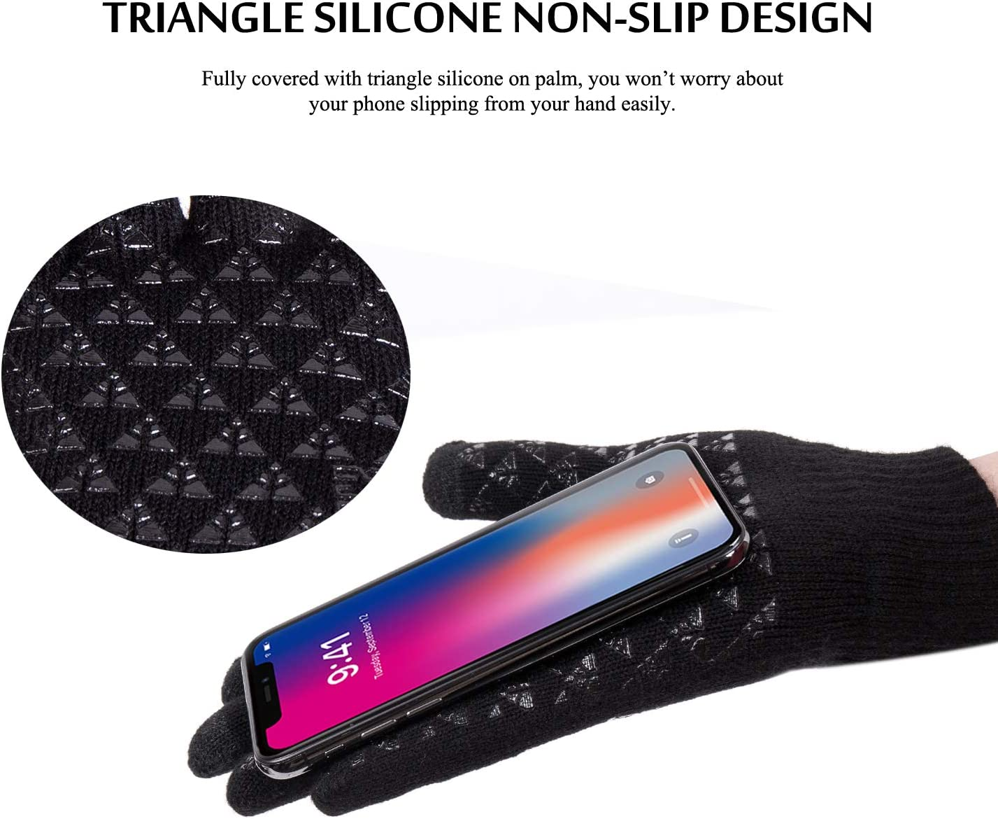 Winter Gloves for Men Women - Upgraded Touch Screen Cold Weather Thermal-image