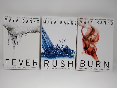 The Breathless Trilogy Maya Banks Complete Series 1-3 PB Rush