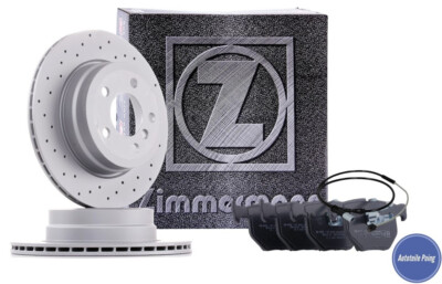 Zimmermann Brake Set WK 320mm Rear BMW X5 X6 E70 F15 F85 E71 E72 F16 F86