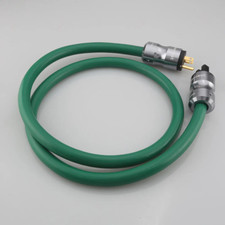 HiFi 4N Pure Copper AC Power Cable US EU Plug Main Supply Wire IEC-C15 Connector