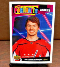 2020-21 Upper Deck UD Portraits Alexander Alexeyev Washington Capitals #P-75