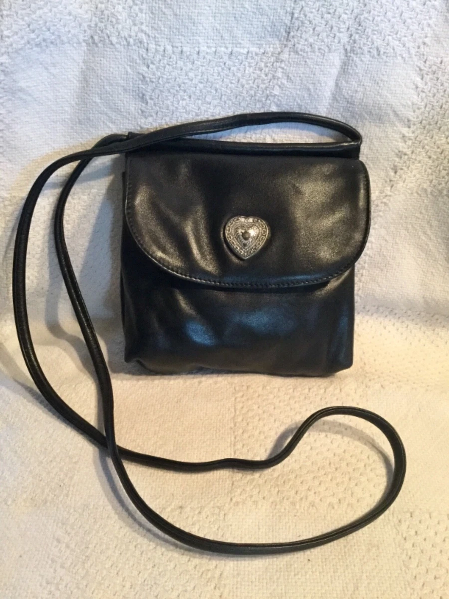 Fossil - 75082 Vintage Shoulder Bag - Black Genuine Leather - 7 Pockets |  eBay