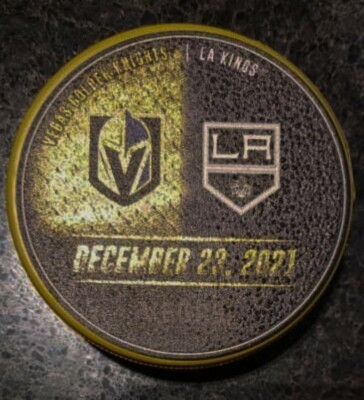   Golden Knights  vs LA KINGS T-Mobile NEVER PLAYED 12-23-21 SOLD OUT!