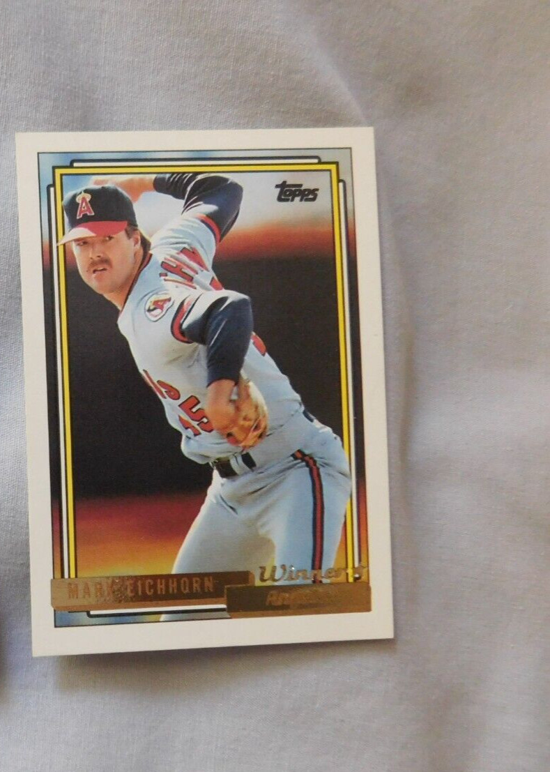 1992 Topps GOLD Winners #401-600 Baseball Card Pick one