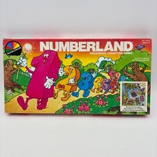 VINTAGE Numberland Preschool Counting Game COMPLETE Selchow and Righter 1986
