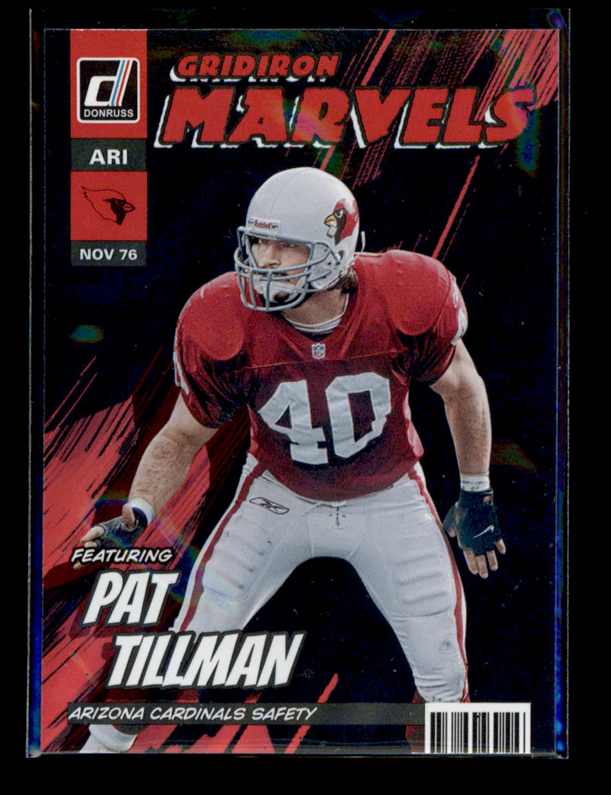 2022 Panini Donruss Gridiron Marvels Pat Tillman Arizona Cardinals GM-10