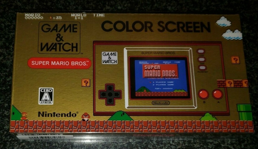 Nintendo 35th Anniversary Game & Watch Super Mario Bros. JAPAN