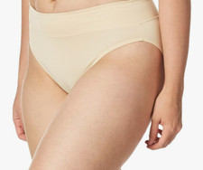Warner's Size 6 Medium Womens Hi-Cut Underwear No Pinching No Problems Sand Tan