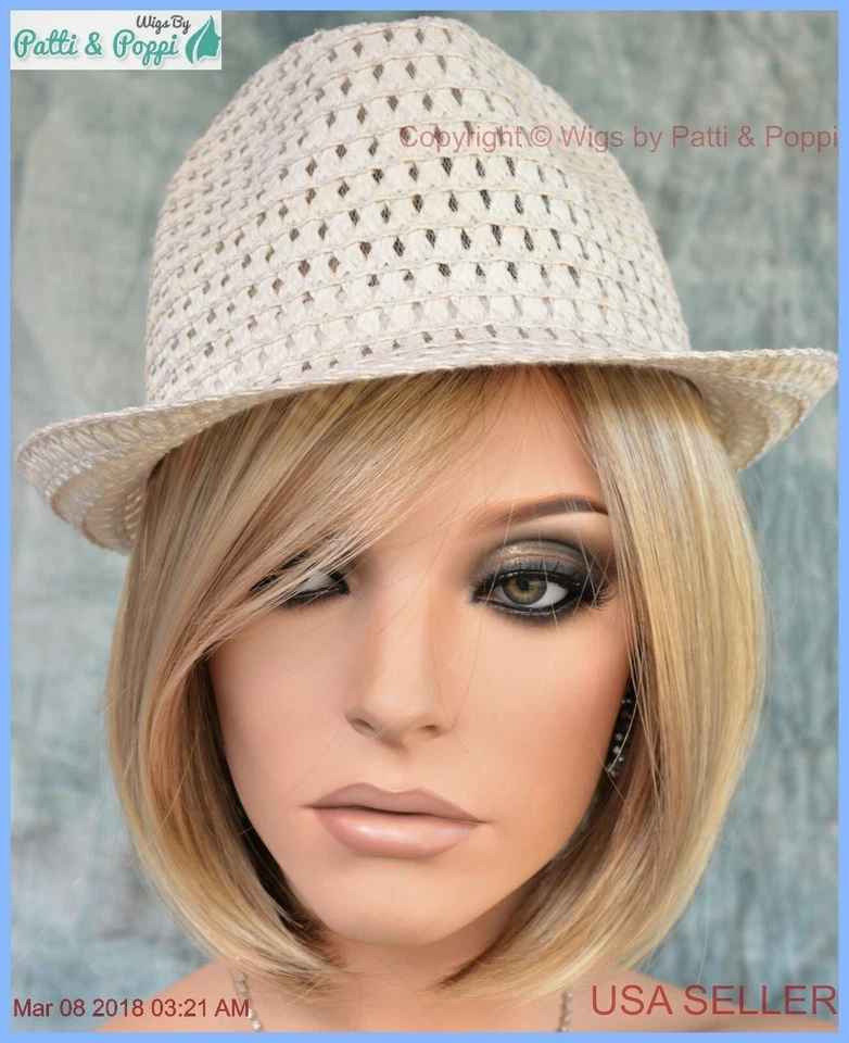 Peruca KRISTI por JON RENAU cor 12FS8 estilo mais novo! Frente de renda, 100% amarrada à mão - Imagem 4 de 4