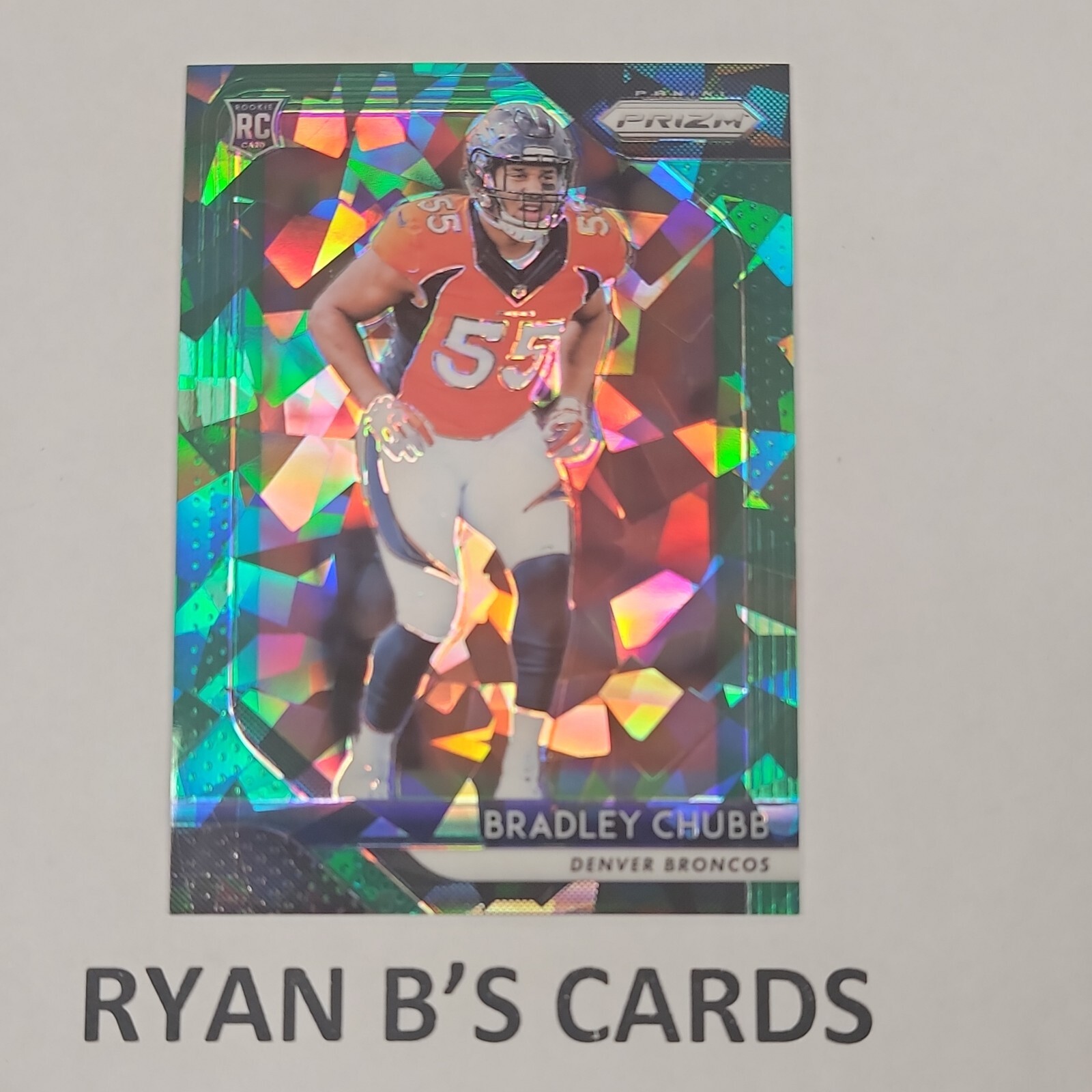 Bradley Chubb 2018 Panini Prizm Rookie Green Crystals Prizm #60/75 Rookie RC SP!