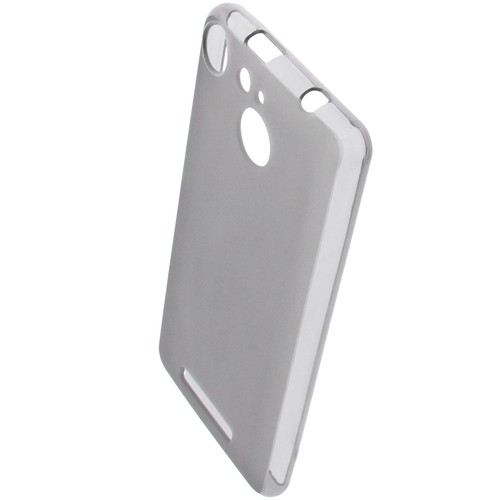 Tasche für Archos 50b Cobalt Handytasche Schutz Hülle TPU Gummi Case Grau - Zdjęcie 2 z 5