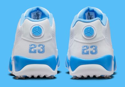 Nike Air Jordan 9 Retro Low G Golf UNC University Blue White  display picture 1