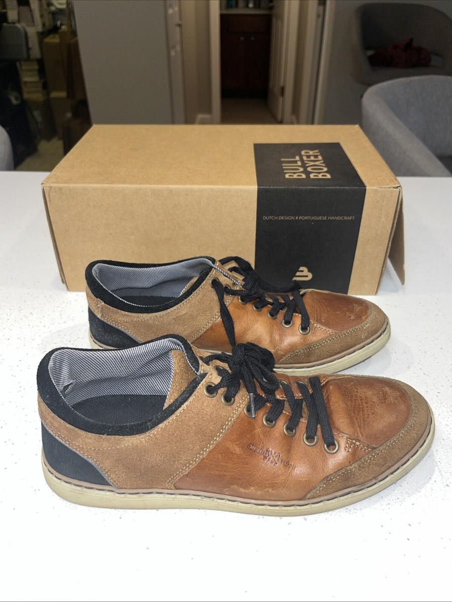 Bull Boxer Shoes Handmade in Portugal Leather DRESTYN Brown  display picture 1