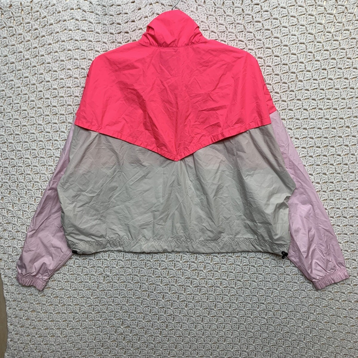 Nike Sportswear Icon Clash Women's Sz M Pink Anorak Jacket