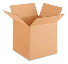 10x10x10 Lightweight 32 ECT Corrugated Shipping Boxes 25/pk