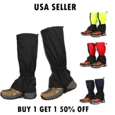 Hiking Gaiters Waterproof Leg Gaiters Kids Teen Men Women Gators Snow Gaiters