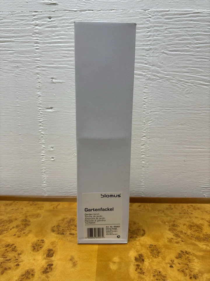 Antorcha de jardín Blomus con estaca de madera de haya y tapa de antorcha Soco Foto 3 de 4