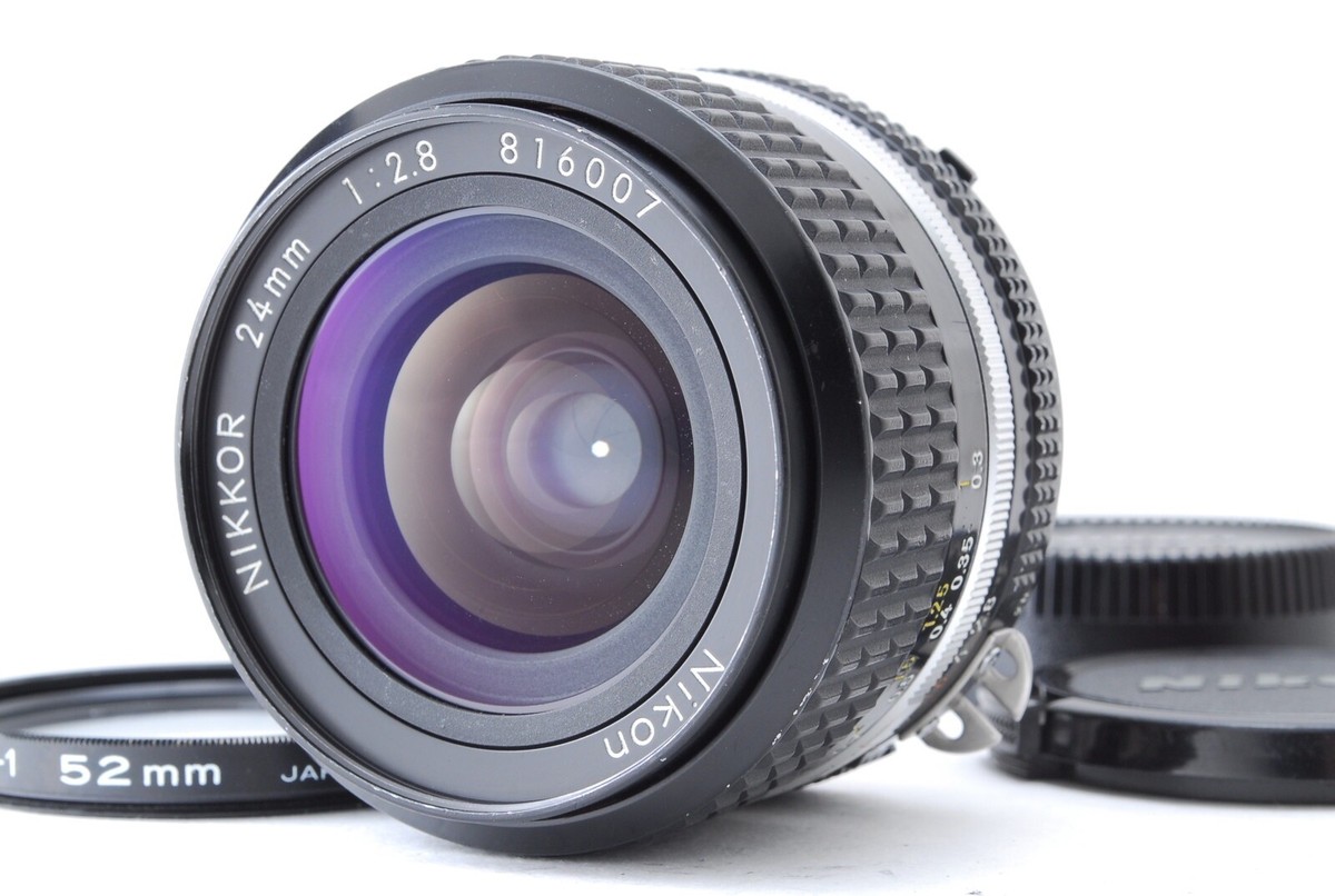 【美品】Nikon NIKKOR Ai-s 24mm f/2.8 MF広角レンズ AI Nikkor 24mm f/2.8S - 概要 | NIKKORレンズ | ニコン